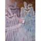 Cat Romance Cellophane Candy Wrapper Bunny Ears Overdress(Reservation/4 Colours/Full Payment Without Shipping)